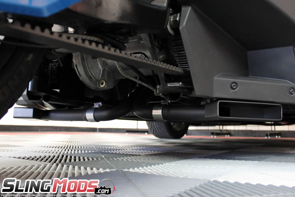 2015-2019 Polaris Slingshot Cat-Back Ceramic Coated Dual Rear Exit Touring Exhaust System