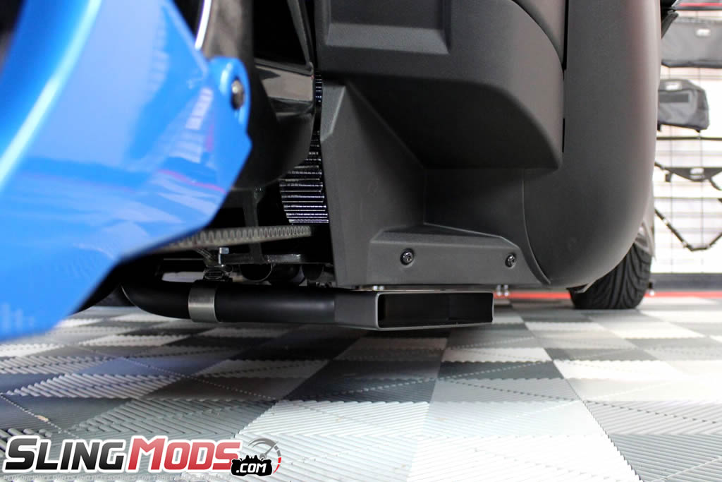 2015-2019 Polaris Slingshot Cat-Back Ceramic Coated Dual Rear Exit Touring Exhaust System