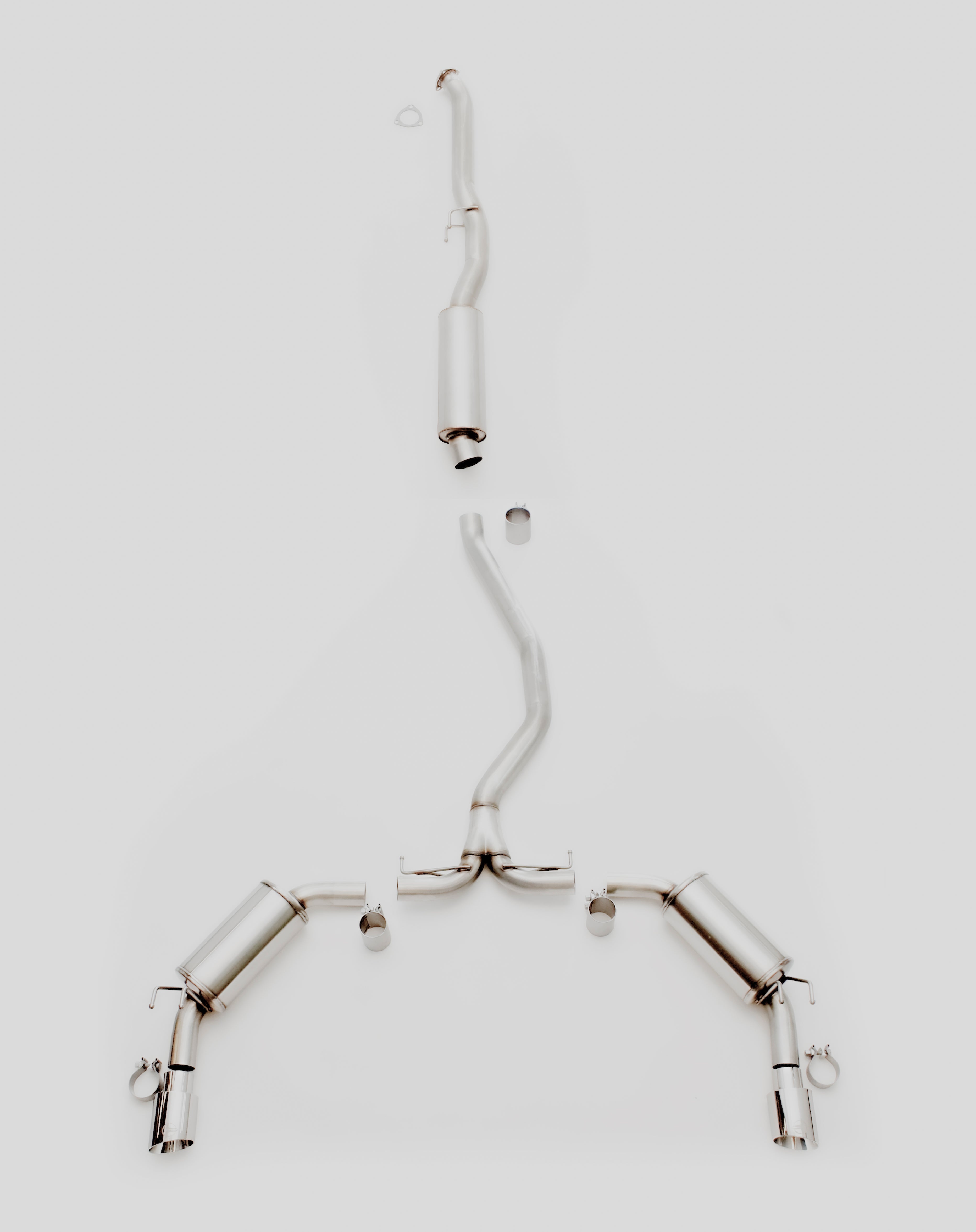 2023+ Acura Integra - Front Pipe Back Exhaust w/ Polished Tips