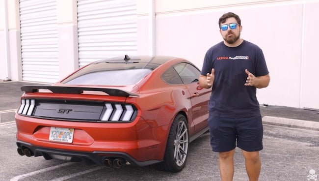 Mustang GT Catback Exhaust Install By Lethal Performance
