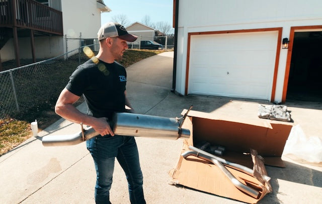 LessEcoMoreBoost Installs Ford Maverick Exhaust