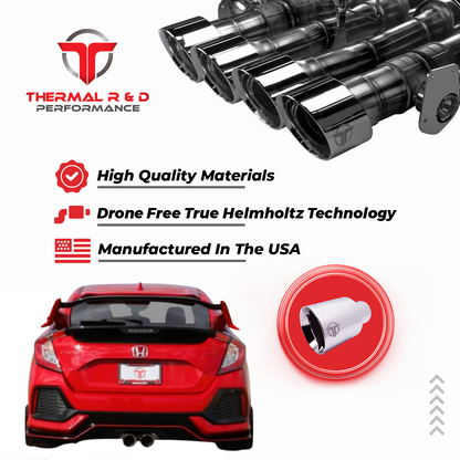 2016+ Honda Civic Hatchback Sport - Catback/Frontpipe Exhaust