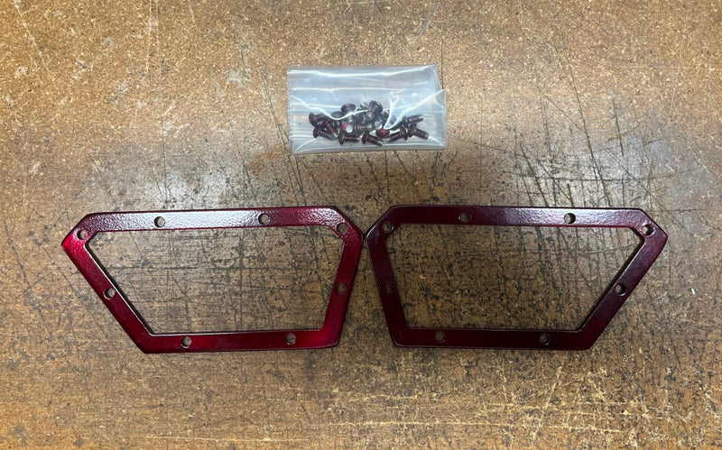 New - Thermal R&D Colored Sport Exhaust Tip Inserts for the Polaris Slingshot (Set of 2) Midnight Cherry