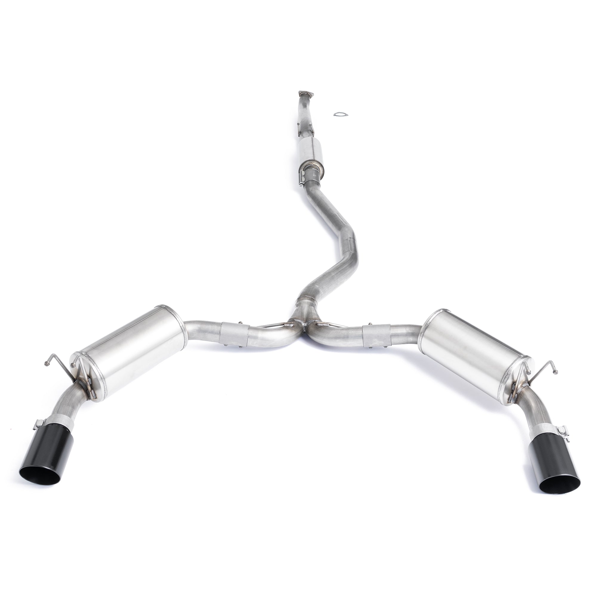 2023+ Acura Integra - Front Pipe Back Exhaust w/ Black Coated Exhaust Tips