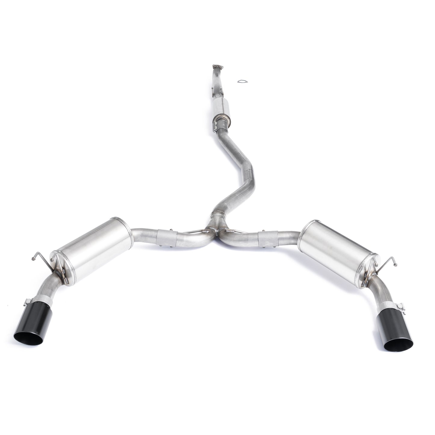 2023+ Acura Integra - Front Pipe Back Exhaust w/ Black Coated Exhaust Tips
