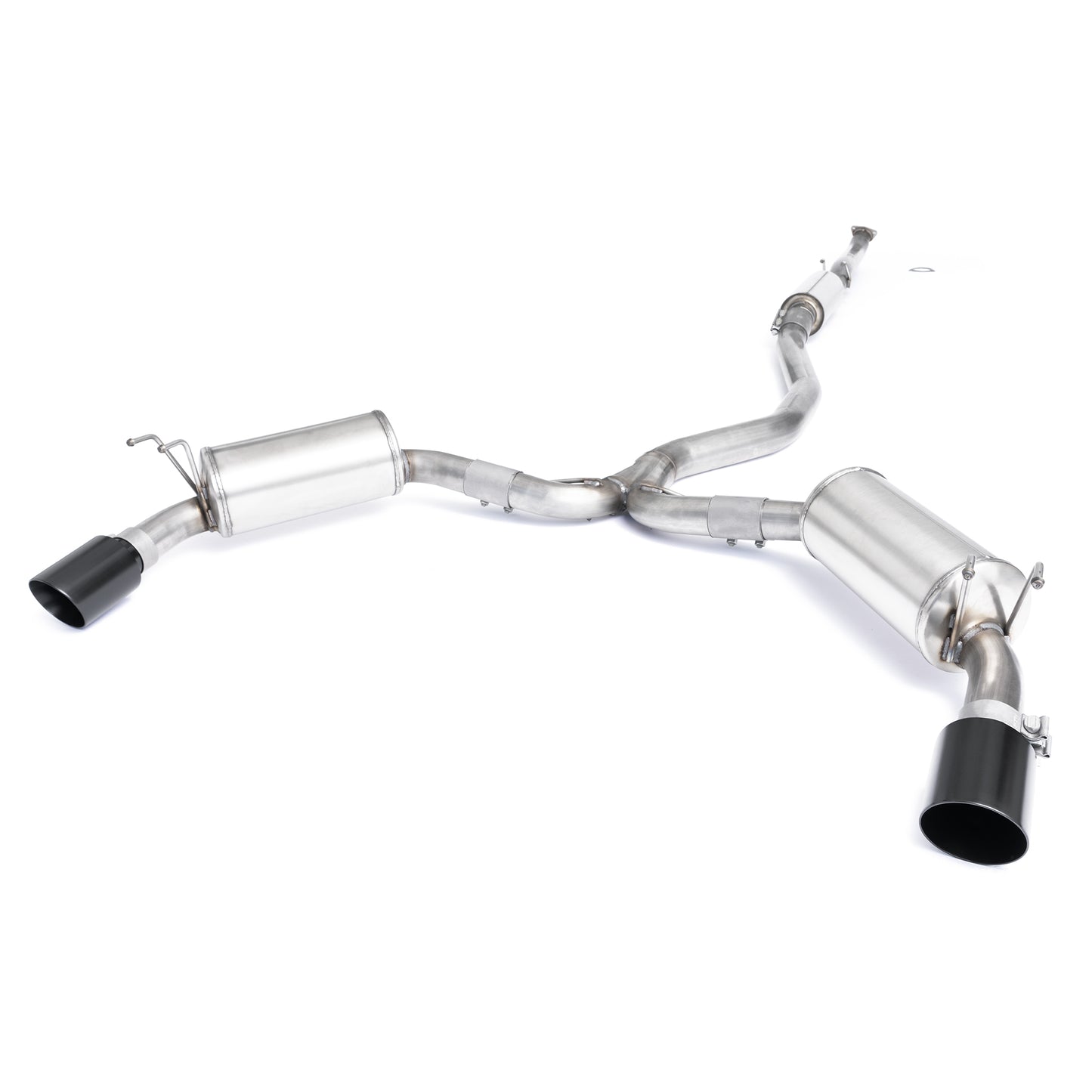 2022+ Honda Civic Si - Front Pipe Back Exhaust w/ Black Coated Tips