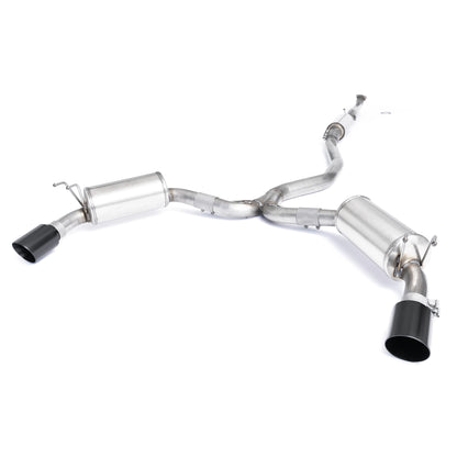 2022+ Honda Civic Si - Front Pipe Back Exhaust w/ Black Coated Tips