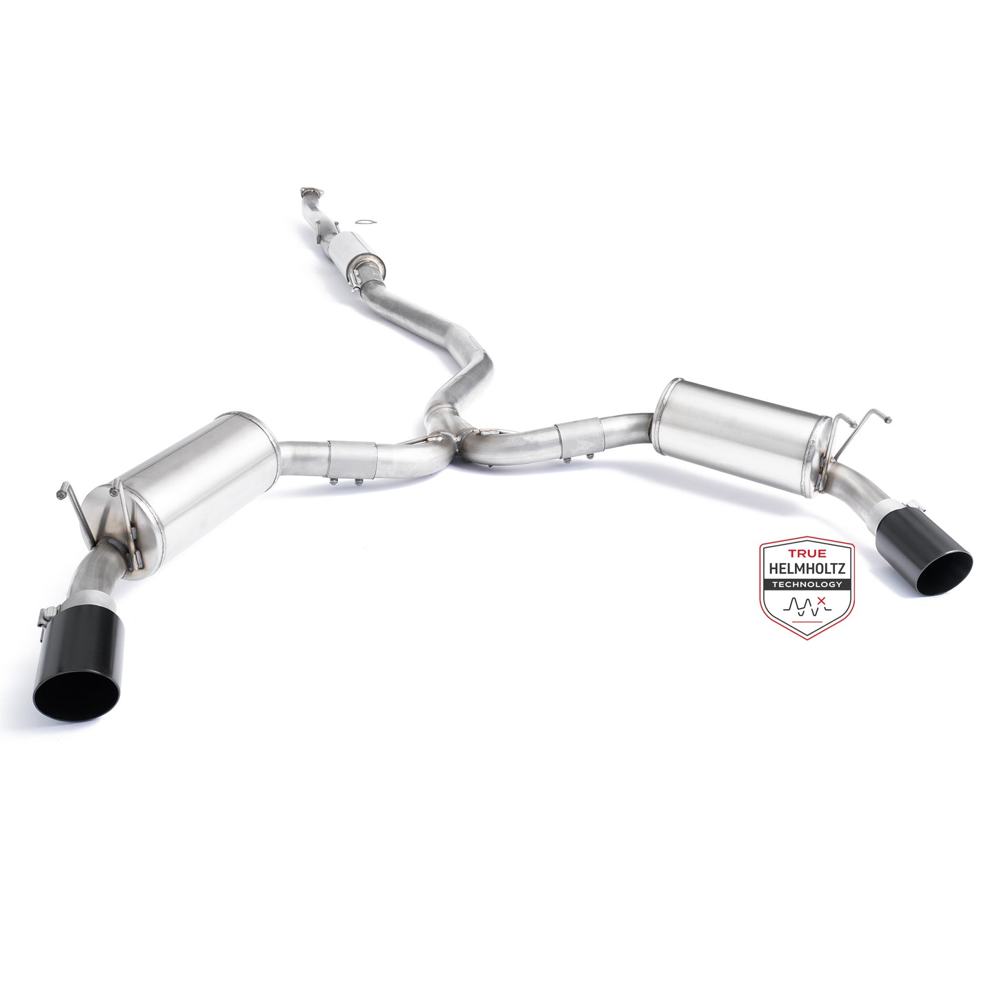 2022+ Honda Civic Si - Front Pipe Back Exhaust w/ Black Coated Tips
