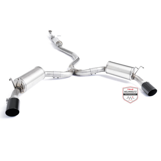2022+ Honda Civic Si - Front Pipe Back Exhaust w/ Black Coated Tips