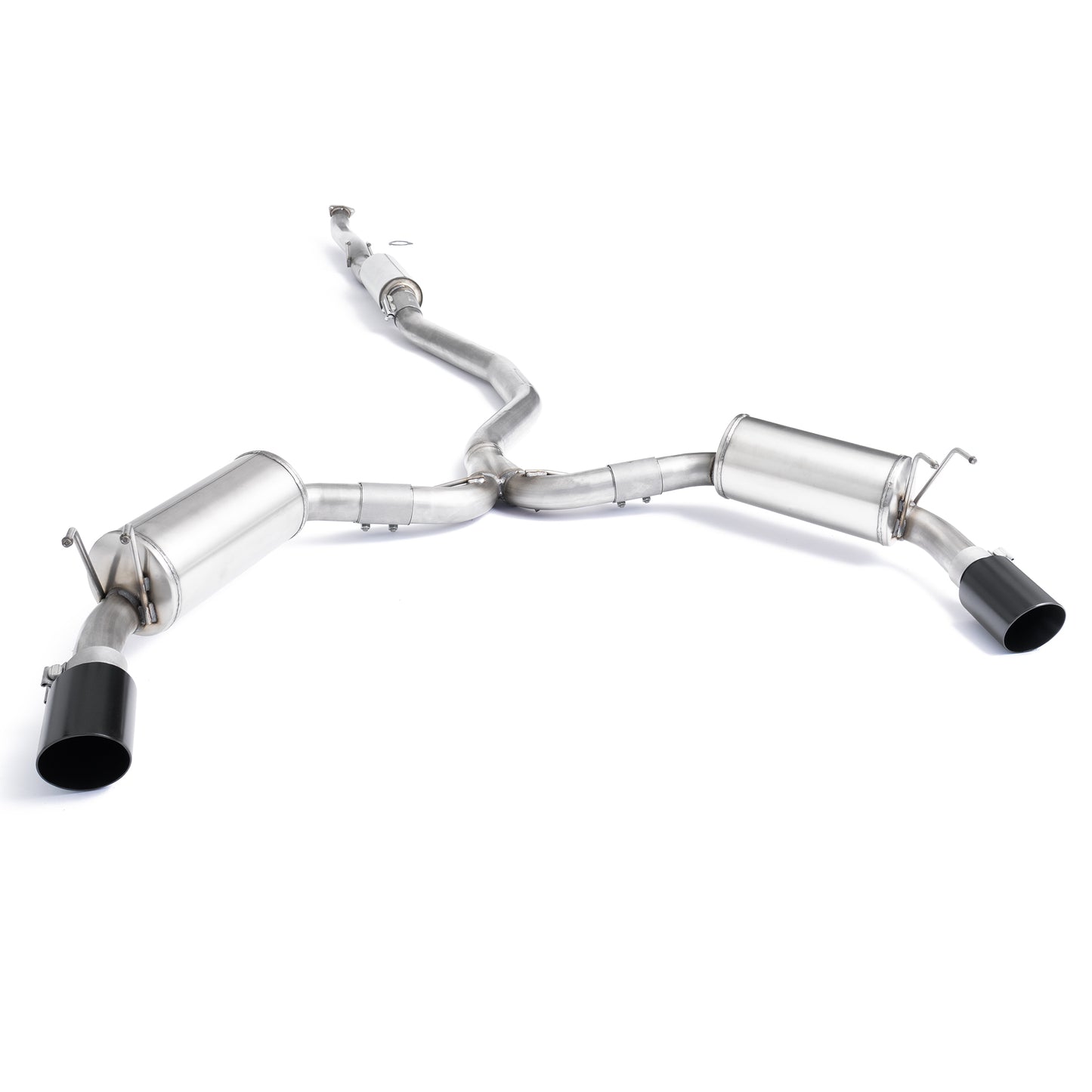2023+ Acura Integra - Front Pipe Back Exhaust w/ Black Coated Exhaust Tips