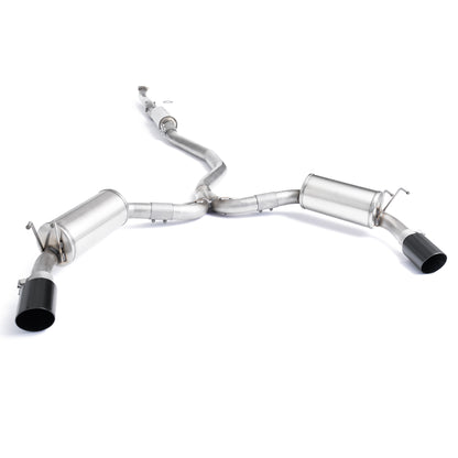 2023+ Acura Integra - Front Pipe Back Exhaust w/ Black Coated Exhaust Tips