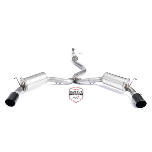 2023+ Acura Integra - Front Pipe Back Exhaust w/ Black Coated Exhaust Tips