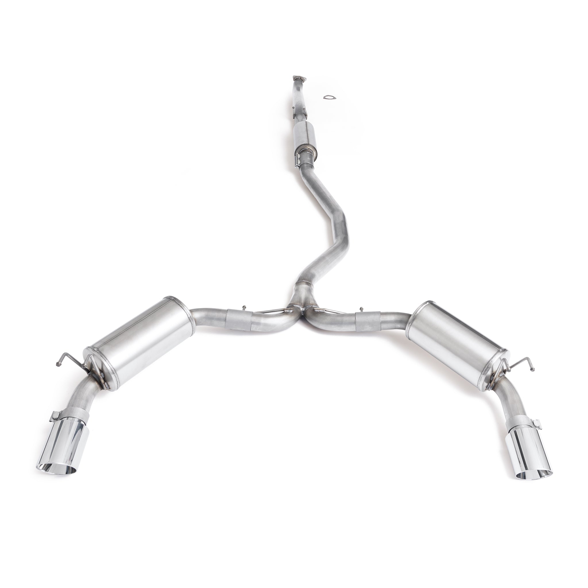 2022+ Honda Civic Si - Front Pipe Back Exhaust w/ Polished Tips