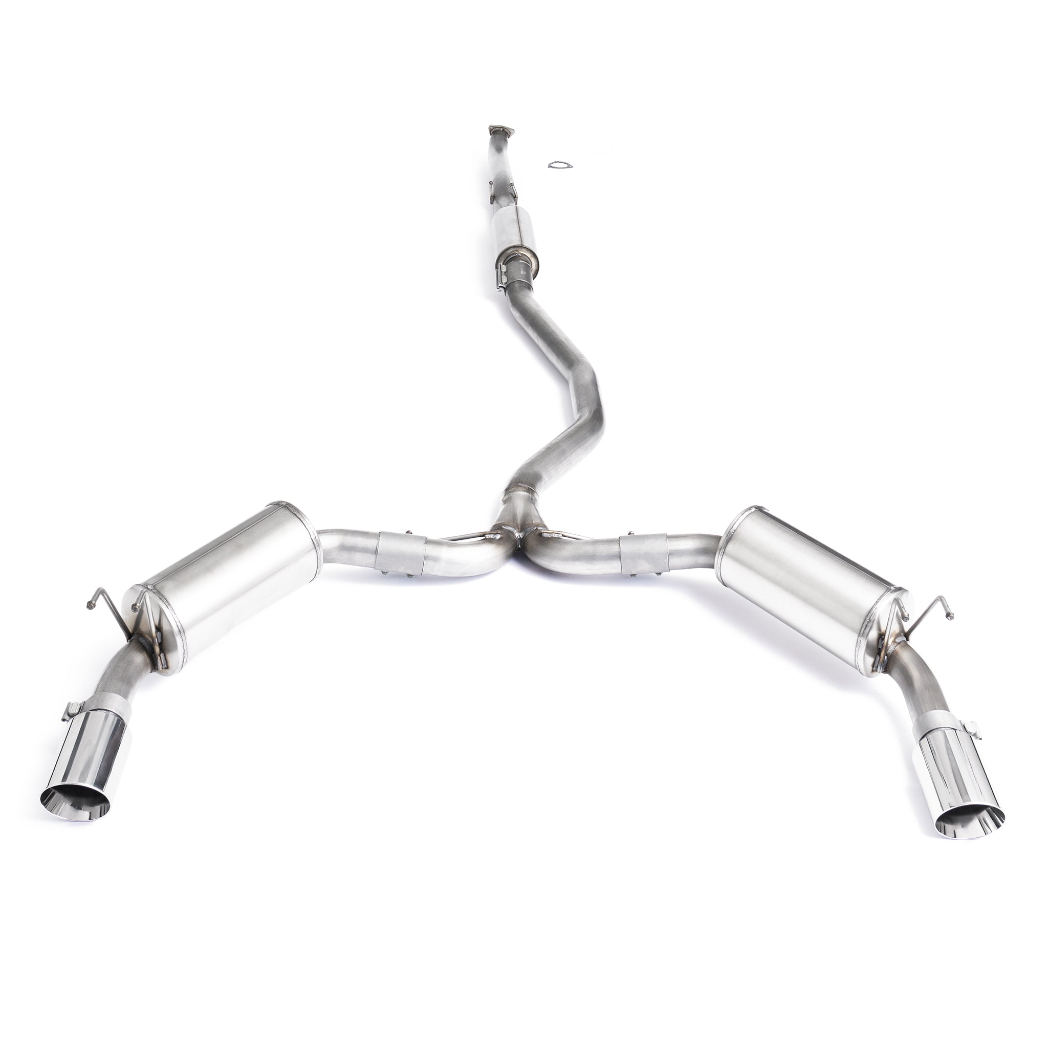 2022+ Honda Civic Si - Front Pipe Back Exhaust w/ Polished Tips