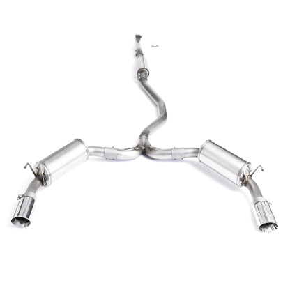 2022+ Honda Civic Si - Front Pipe Back Exhaust w/ Polished Tips