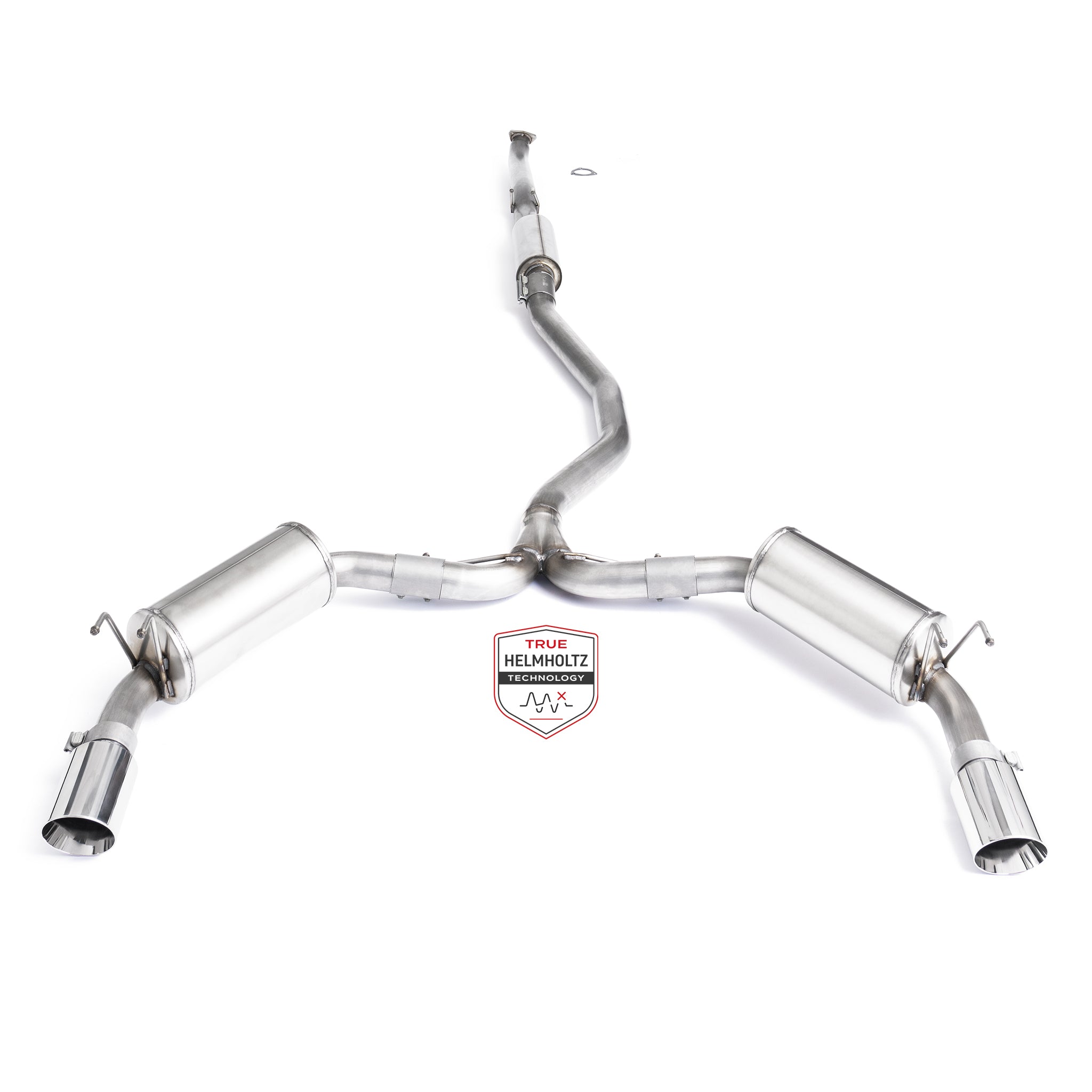 2022+ Honda Civic Si - Front Pipe Back Exhaust w/ Polished Tips