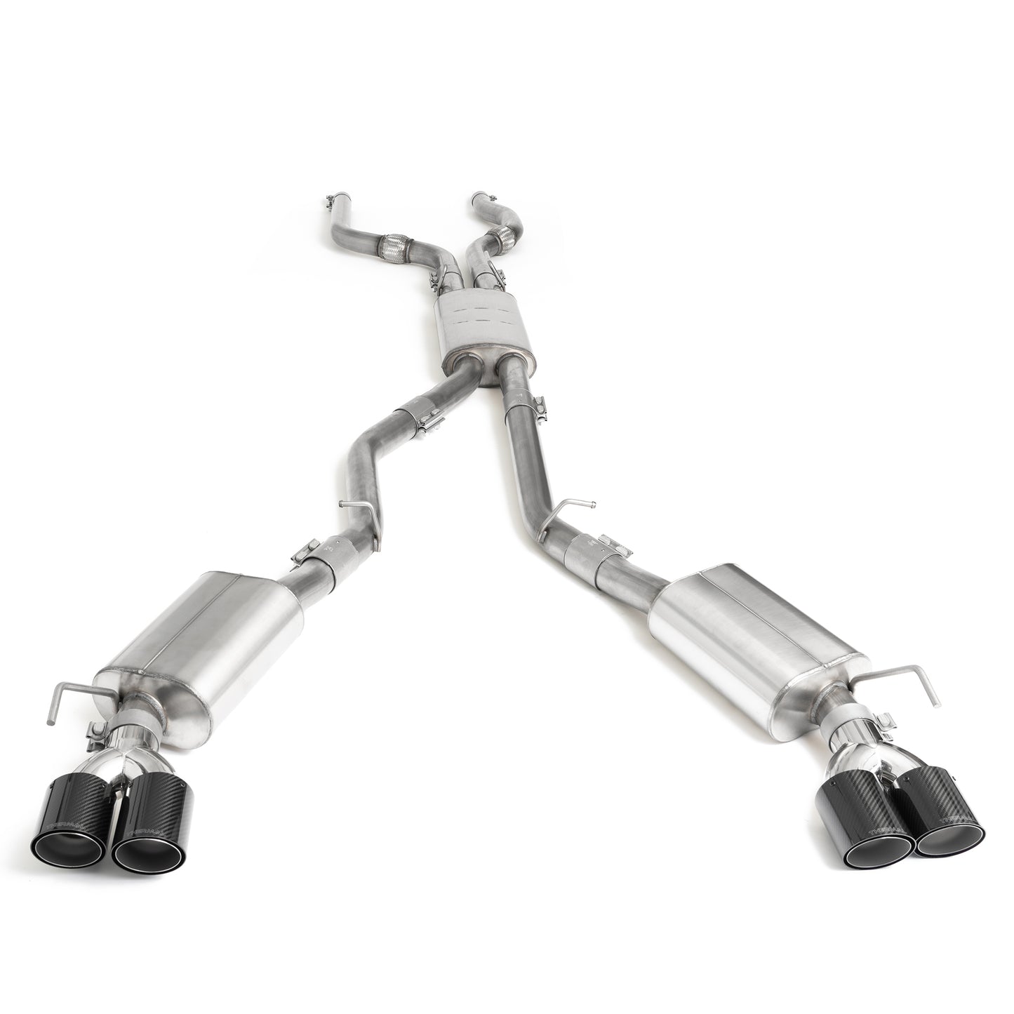 2020-2027 Ford Explorer ST - 3" Catback Exhaust w/ Carbon Fiber Tips