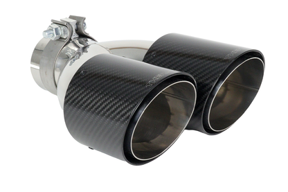Carbon Fiber Exhaust Tips - Set of 2