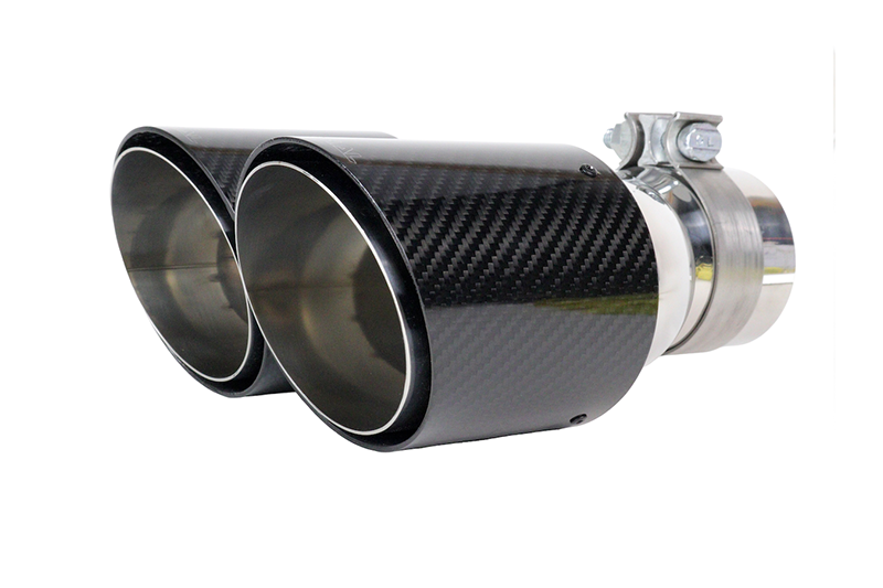 Carbon Fiber Exhaust Tips - Set of 2