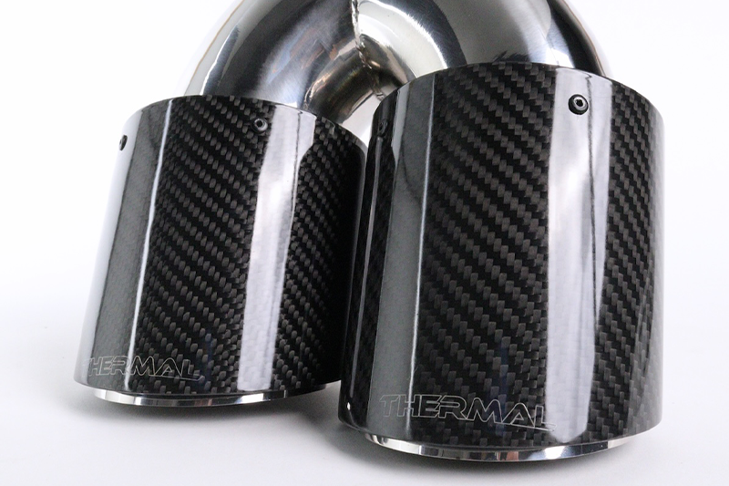 Carbon Fiber Exhaust Tips - Set of 2