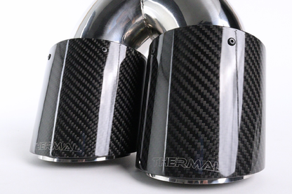 Carbon Fiber Exhaust Tips - Set of 2
