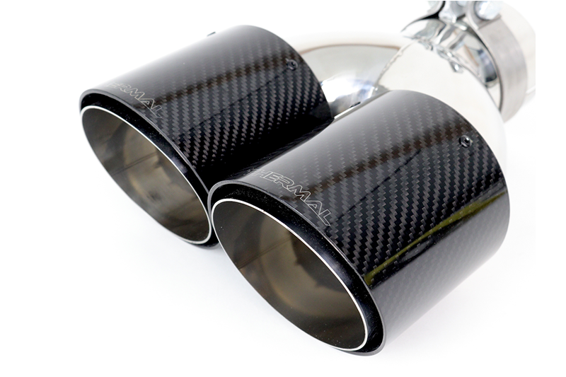 Carbon Fiber Exhaust Tips - Set of 2