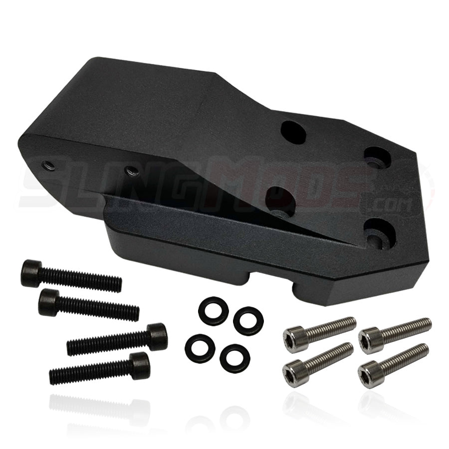 Can-Am Ryker Billet Aluminum Adapter Plate for the Madstad Windshield & SSV Works Audio System