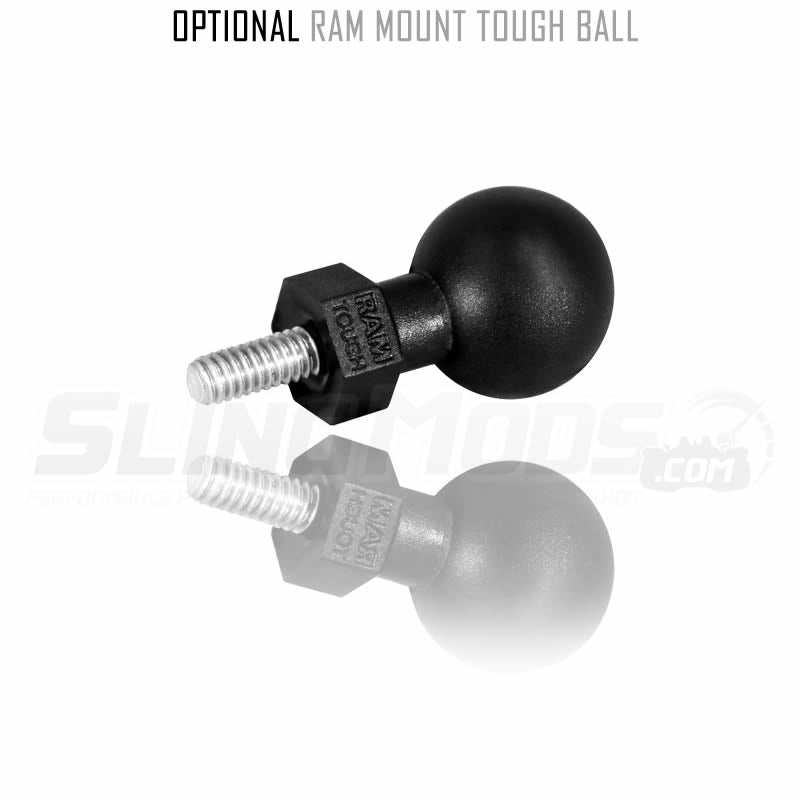 Can-Am Ryker Billet Aluminum Adapter Plate for the Madstad Windshield & SSV Works Audio System