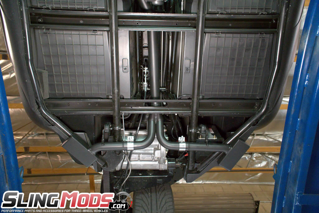 2015-2019 Polaris Slingshot Cat-Back Ceramic Coated Dual Rear Exit Touring Exhaust System