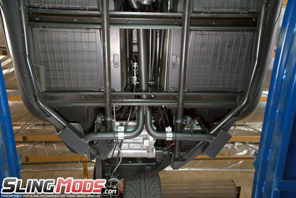 2015-2019 Polaris Slingshot Cat-Back Ceramic Coated Dual Rear Exit Touring Exhaust System