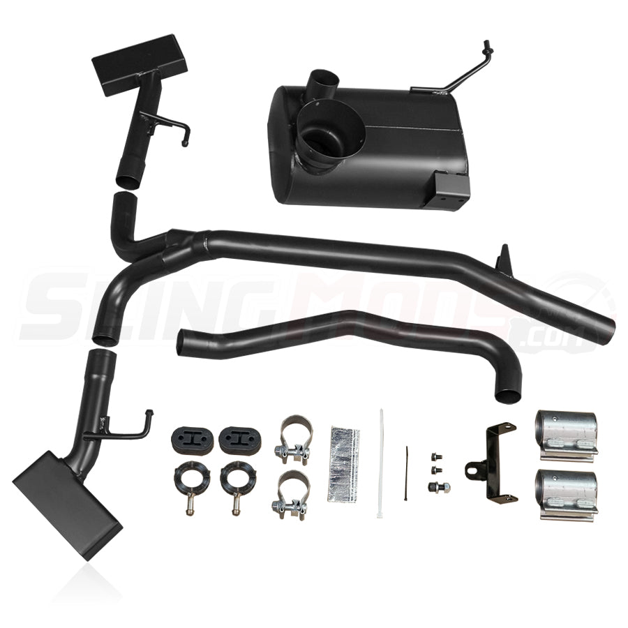 2020-2024 Polaris Slingshot Cat-Back Ceramic Coated Dual Rear Exit Touring Exhaust System