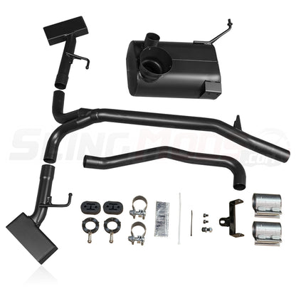 2020-2024 Polaris Slingshot Cat-Back Ceramic Coated Dual Rear Exit Touring Exhaust System