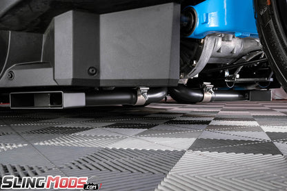 2020-2024 Polaris Slingshot Cat-Back Ceramic Coated Dual Rear Exit Touring Exhaust System