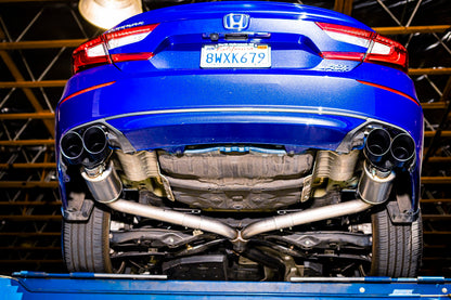 2018-2022 Honda Accord - 3" Front Pipe Back Exhaust w/ Coated Tips