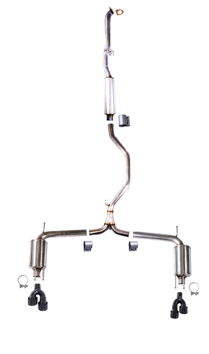 2018-2022 Honda Accord - 3" Front Pipe Back Exhaust w/ Coated Tips