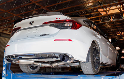 2022+ Honda Civic Si - Front Pipe Back Exhaust w/ Black Coated Tips