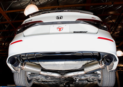 2022+ Honda Civic Si - Front Pipe Back Exhaust w/ Black Coated Tips