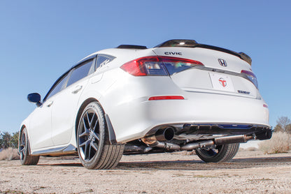 2022+ Honda Civic Si - Front Pipe Back Exhaust w/ Black Coated Tips