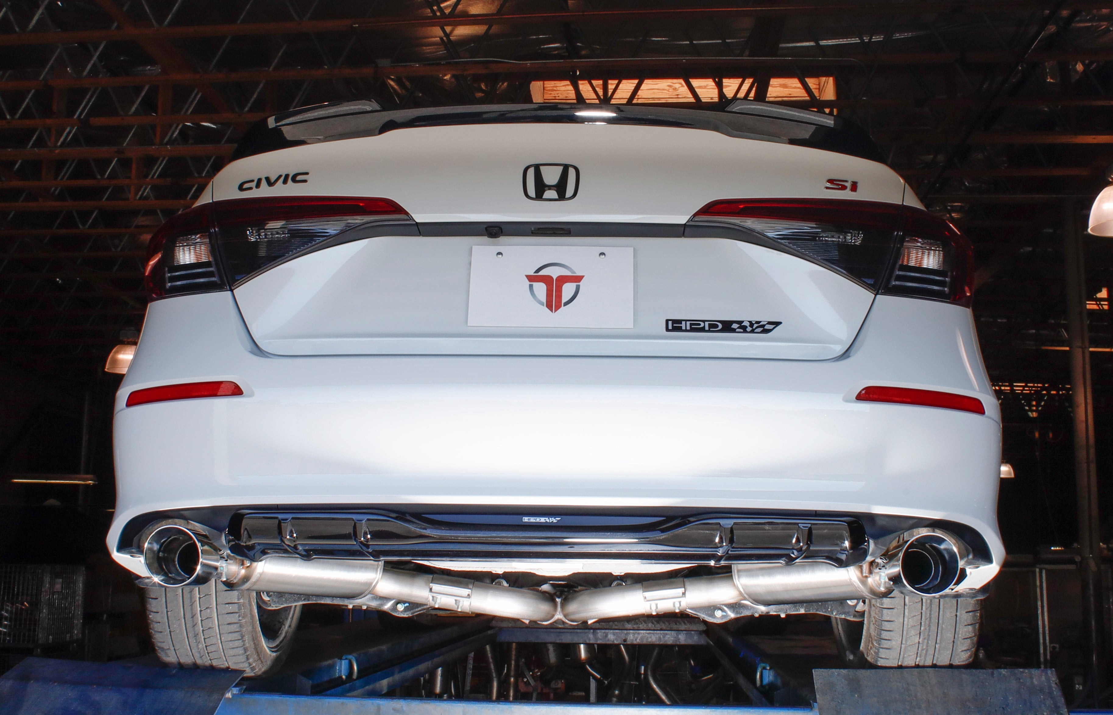 Honda Civic Si (2022+) Front Pipe Back Exhaust With Polished Tips