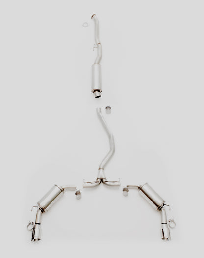 2023+ Acura Integra - Front Pipe Back Exhaust w/ Polished Tips