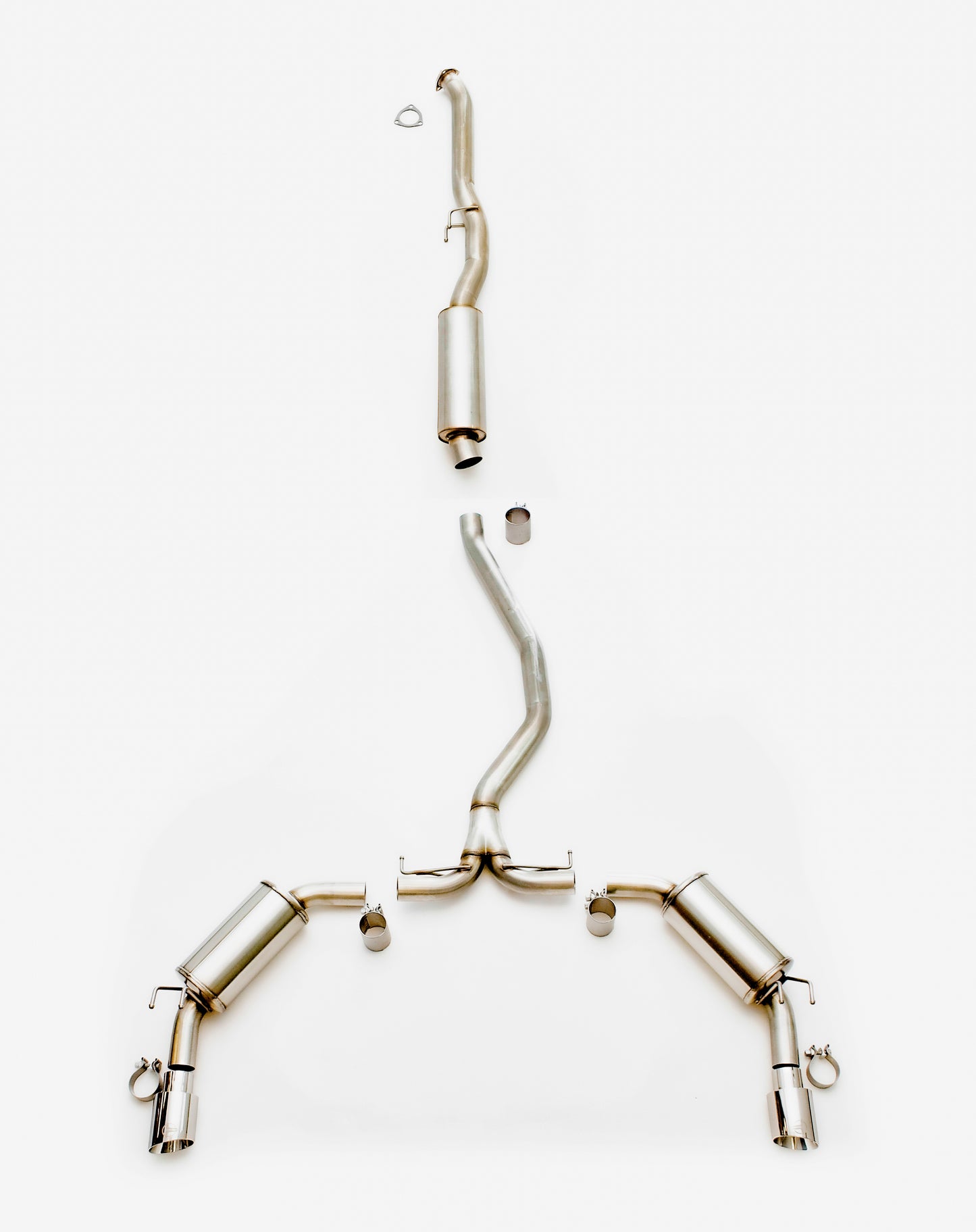 2022+ Honda Civic Si - Front Pipe Back Exhaust w/ Polished Tips