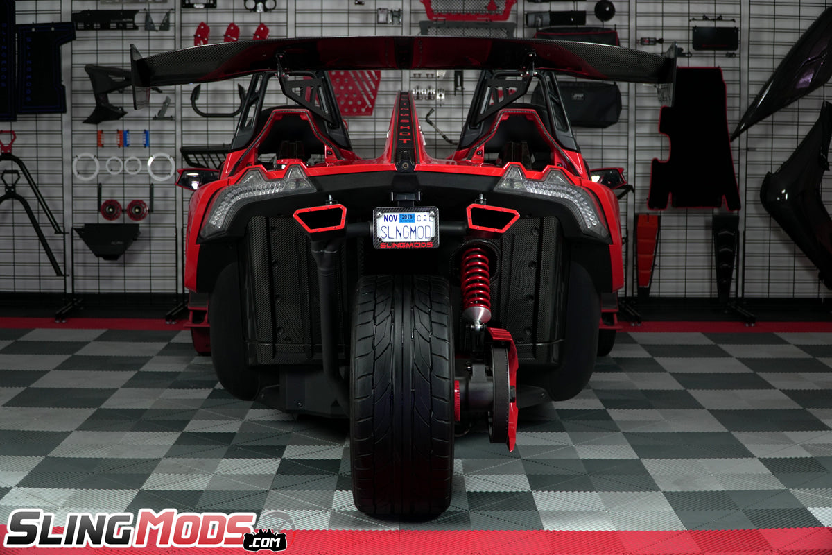 2015-2019 Polaris Slingshot Cat-Back Ceramic Coated Dual Rear Exit Sport Exhaust System