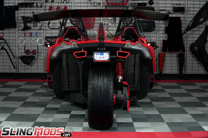 2015-2019 Polaris Slingshot Cat-Back Ceramic Coated Dual Rear Exit Sport Exhaust System