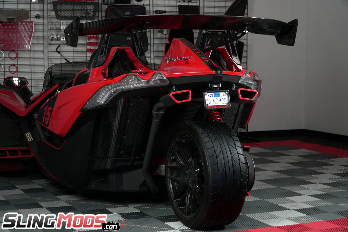 2015-2019 Polaris Slingshot Cat-Back Ceramic Coated Dual Rear Exit Sport Exhaust System