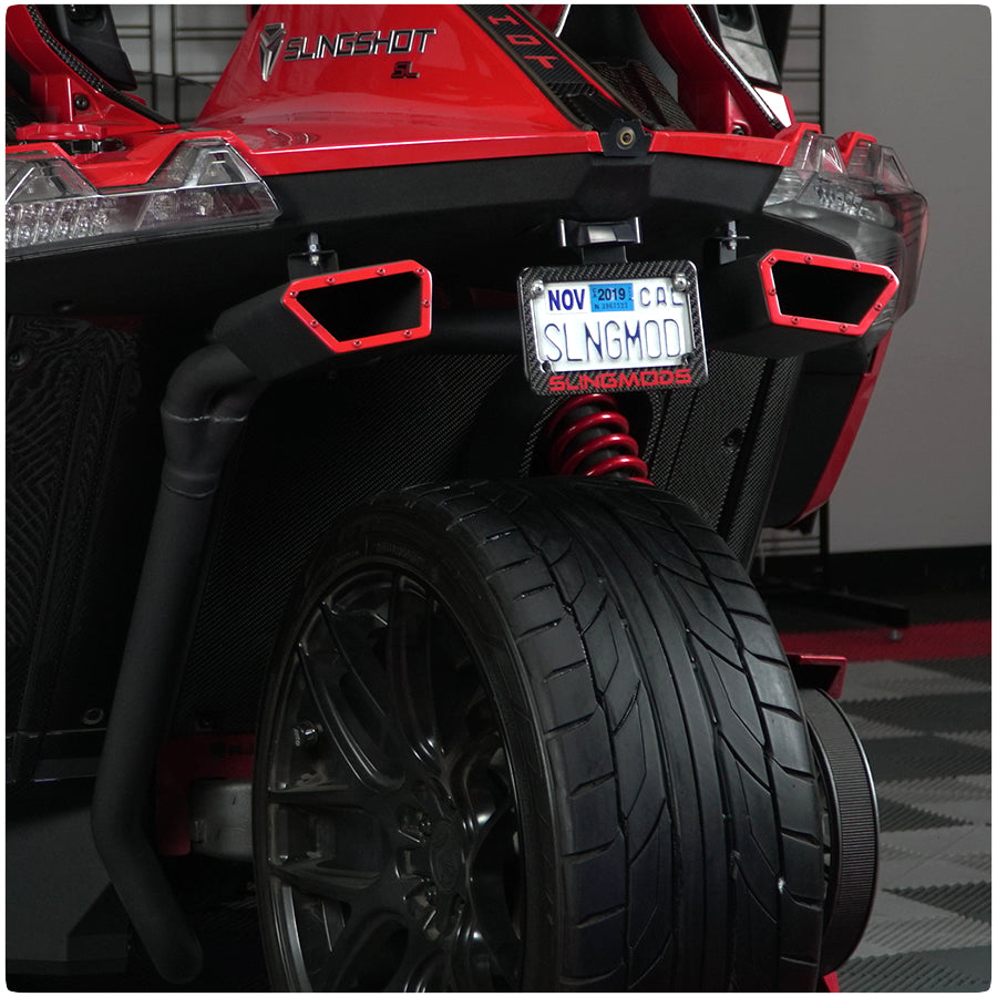 2015-2019 Polaris Slingshot Cat-Back Ceramic Coated Dual Rear Exit Sport Exhaust System
