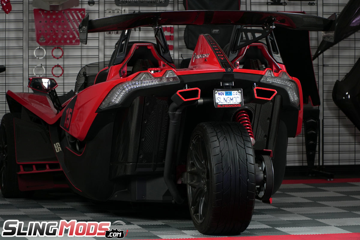 2015-2019 Polaris Slingshot Cat-Back Ceramic Coated Dual Rear Exit Sport Exhaust System